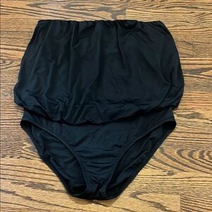 JCrew 1-piece black bathing suit, size 10